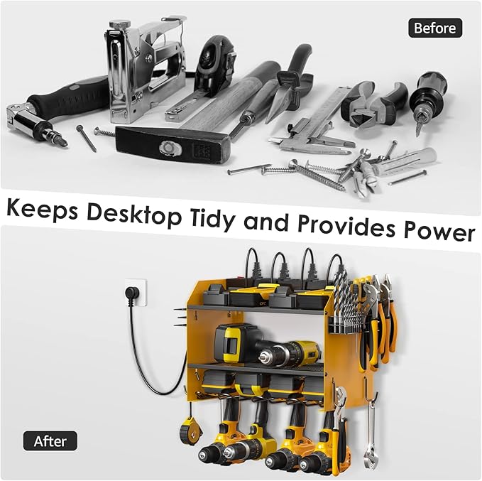 CCCEI Set Power Tool Organizer Wall Mount - Image 4