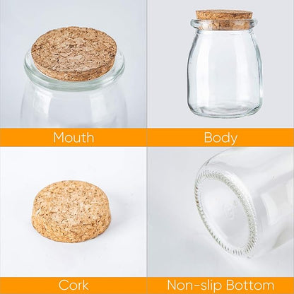 Brajttt Mini Yogurt Jars 30 Pack, 7 oz Glass Favor Jars - Image 3