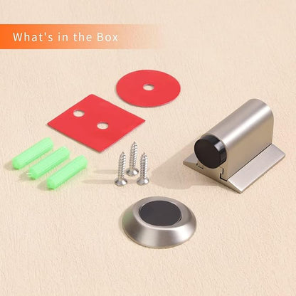 Bak Bo Magnetic Door Stoppers 4 Pack Bottom of Door Holder Keep Door Open No - Image 5
