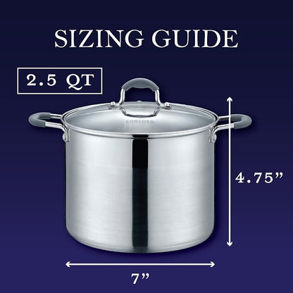 CONCORD Stainless Steel Stock Pot - Image 2