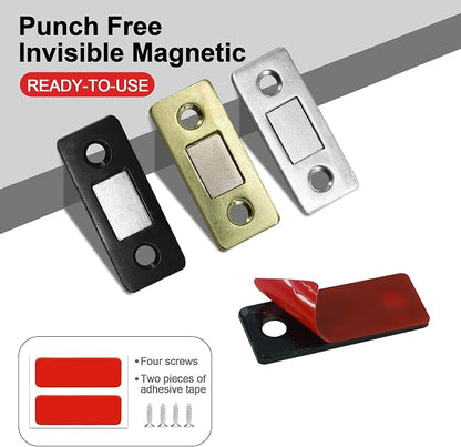 Cabinet Magnetic Catch, 20 Pack Gold Ultra Thin Magnetic Cabinet Door Catch - Image 7