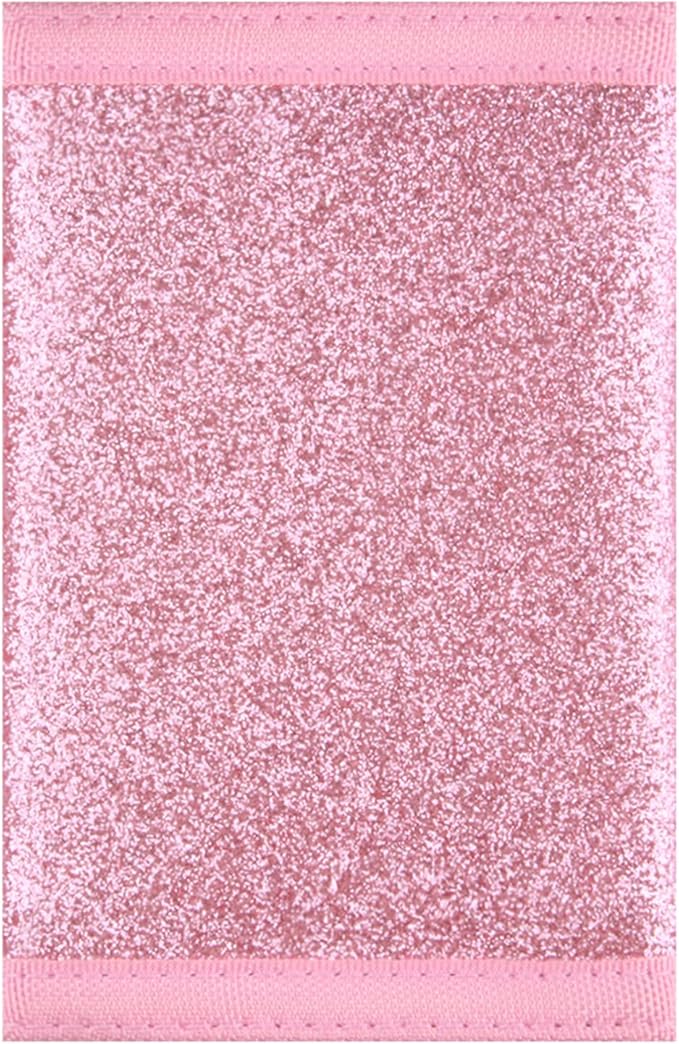 NEICY RFID Blocking Canvas Wallet for Men and Women - Camo Trifold Outdoor Sports Wallets with Magic Sticker for Teen Kids (Rose Bling)