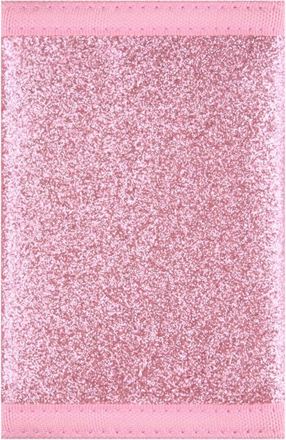 NEICY RFID Blocking Canvas Wallet for Men and Women - Camo Trifold Outdoor Sports Wallets with Magic Sticker for Teen Kids (Rose Bling)