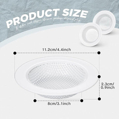 Retisee 2 Pcs Sink Strainer Stainless Steel Kitchen Sink Drain Strainer Basket - Image 3