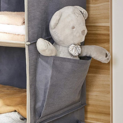 YOUDENOVA Hanging Closet Organizer, 4-Shelf Closet Hanging Storage Shelves - Image 5