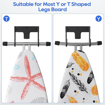 ORLESS Ironing Board Holder Wall Mount, Ironing Board Hanger, Ironing Board - Image 3