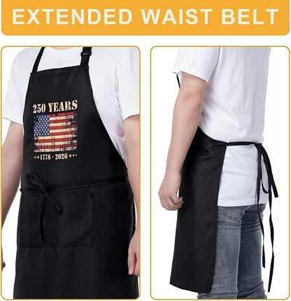 Us 250 Years Of Freedoms Apron - Image 5