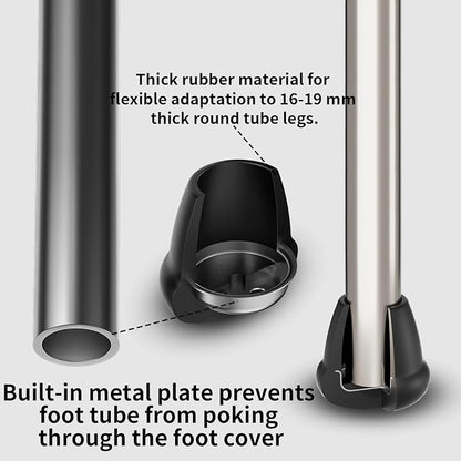 0.75 Inch Heavy Duty Rubber Chair Leg Caps - Image 4