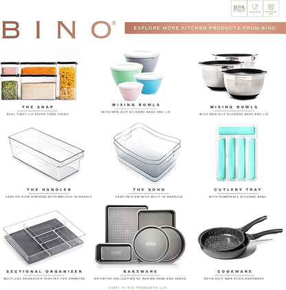 BINO | Mixing Bowl Set with Lids | Versatile Plastic Bowls - Image 5
