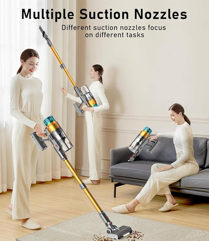 Cordless Vacuum Cleaner for Home 600W 55Kpa Upgraded Powerful Stick Vacuum Up - Image 5