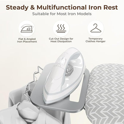 Yaheetech Foldable Ironing Board, Heavy Duty Iron Board - Image 4
