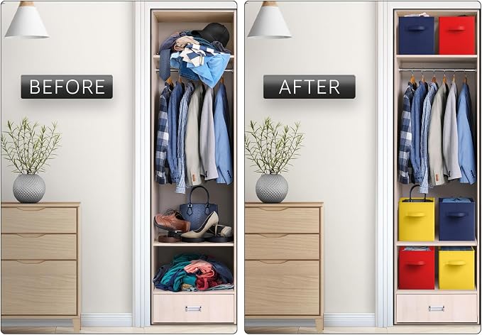 Sorbus Fabric Storage Cubes - Image 6