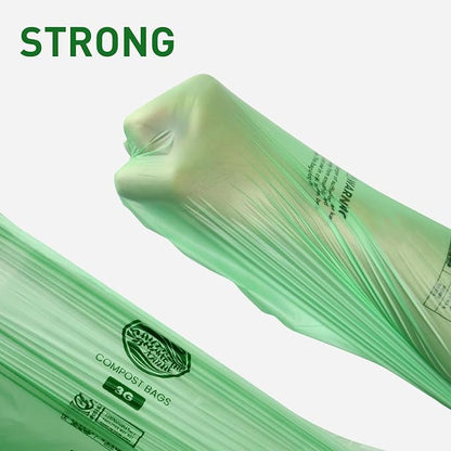 RAYTID 13 + Gallon Compostable Trash Bags, Extra Thick 1.1 Mil, Tall Kitchen - Image 3