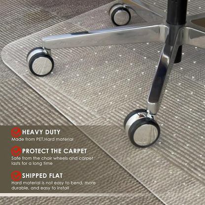 Azadx Heavy Duty Office Chair Mat - Image 4