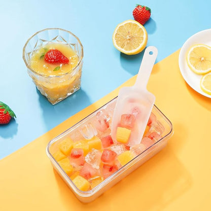 PHINOX Ice Cube Tray with Lid and Bin, 3 Pack Plastic Ice Cube Tray Molds - Image 9
