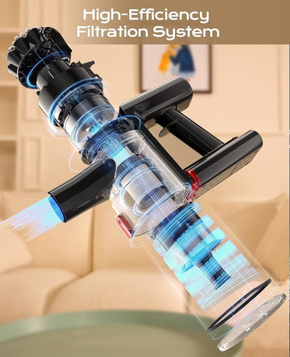 V15 Cordless Vacuum Cleaner, 45Mins Powerful Vacuum Cleaners - Image 6