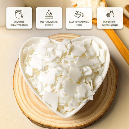 NORVENCE Soy Wax for Candle Making, Natural Soy Wax Flakes 5lb, Premium Candle - Image 3