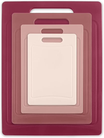 COOK WITH COLOR Non-Slip Cutting Board Set – Kitchen Essentials with Easy Grip - Image 7