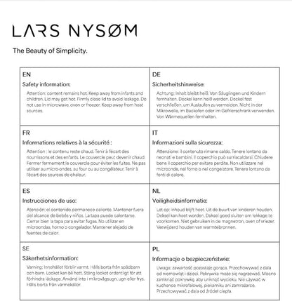 LARS NYSØM Stainless Steel Insulated Water Bottle 12oz 17oz 25oz 34oz 51oz | - Image 8