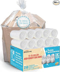 16-18-20-30 Gallon Trash Bags, 250 Count Bulk, Clear Plastic Recycling Bags, Multi-purpose Garbage Bags Can Liners for Business Home Kitchen Commercial and Industrial