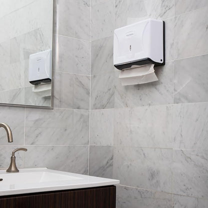 Mind Reader Paper Towel Dispenser, Tri-Fold Towel Holder, Wall Mount - Image 6