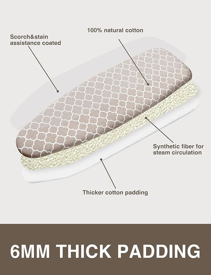 Extra Wide Ironing Board Cover and Pad, 18X49 Reflective Silicone Ironing Board - Image 3