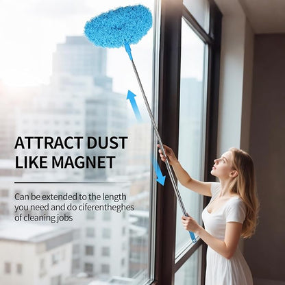 Ceiling Fan Cleaner Duster Reusable Microfiber Removable Extendable Duster - Image 3