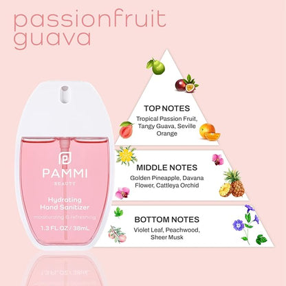 PAMMI Power Mist Hydrating Hand Sanitizer Spray, Portable Travel Size Pocket - Image 3
