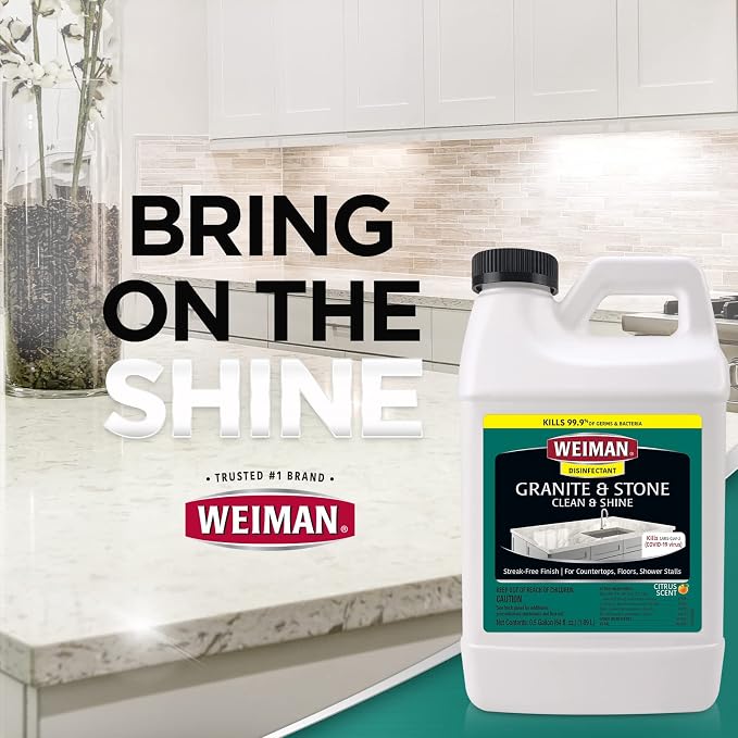 Weiman Disinfecting Granite Daily Clean & Shine Refill, 64 Oz - Image 8