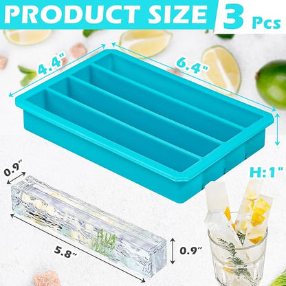 Webake Silicone Ice Cube Trays for Water Bottles Ice Cube Mold 12 Cavity - Image 2