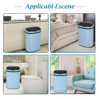 Dkeli Kitchen Trash Can for Bathroom Bedroom Home Office Automatic Touch Free - Image 6