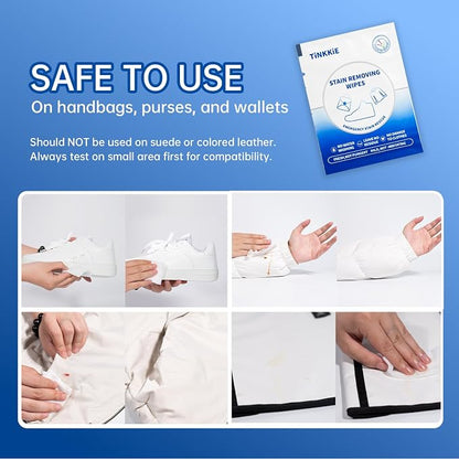 26-Pack Stain Remover Wipes, Portable Clothing Stain Remover Wipes, Instant - Image 6
