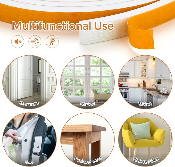 16 Feet Weather Stripping Door Seal, Window Insulation - Image 8