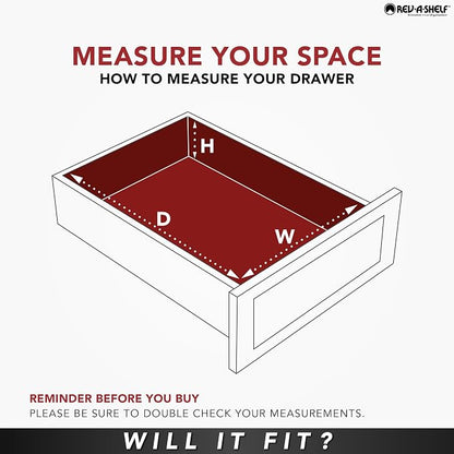 Rev-A-Shelf Trim-to-Fit Silverware Drawer Organizer - Image 3