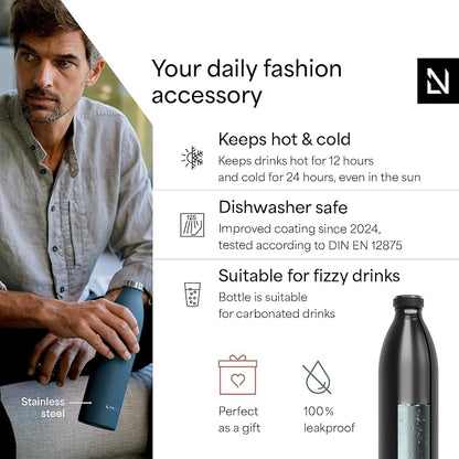 LARS NYSØM Stainless Steel Insulated XL Water Bottle 12oz 17oz 25oz 34oz 51oz | - Image 2