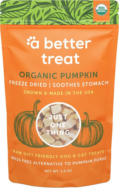 A Better Treat – Freeze Dried Organic Pumpkin Dog and Cat Treats, Single by ABetterTreat