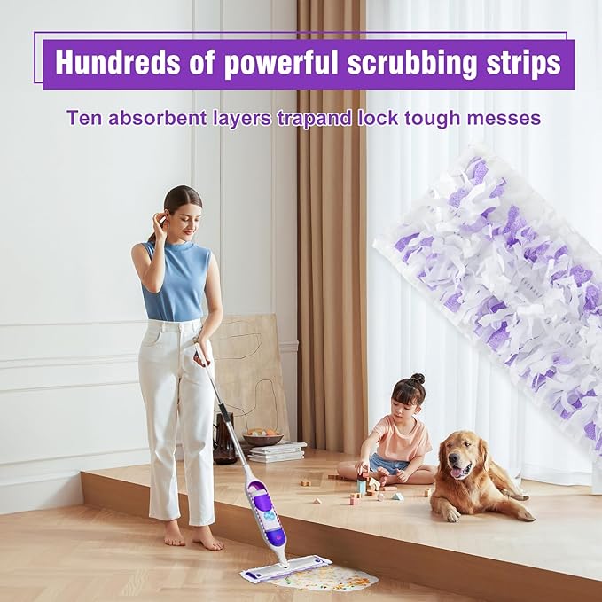 24 Pack Disposable Power Mop Refills Pads Compatible - Image 5