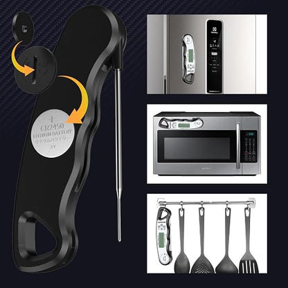 GDEALER Meat Thermometer Digital Instant Read Food Thermometer Waterproof - Image 6