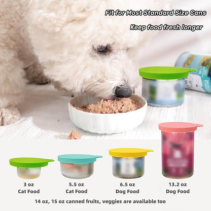 MoPawKT- Silicone Cat Dog Food Can Covers Lids, 3 Inner Diameters 2.6”/3”/3.4” - Image 7