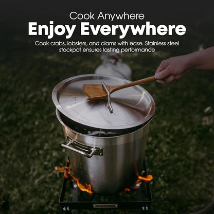 GasOne Stainless Steel Stockpot – 20qt Stock Pot - Image 6