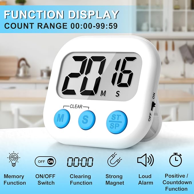 ZILLEEN Classroom Timer for Kids Teachers Digital Timers - Image 4