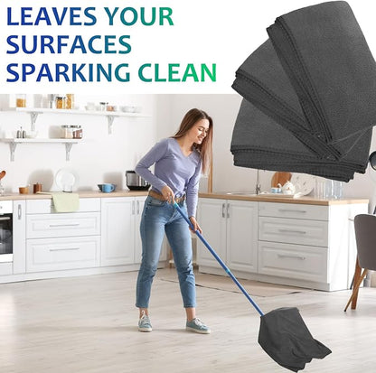 Newwiee 3 Pcs Extra Large Microfiber Cleaning Cloth 30" x 20" Washable Reusable - Image 3