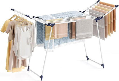 APEXCHASER Clothes Drying Rack Foldable, Large Drying Rack Clothing, Winged by APEXCHASER