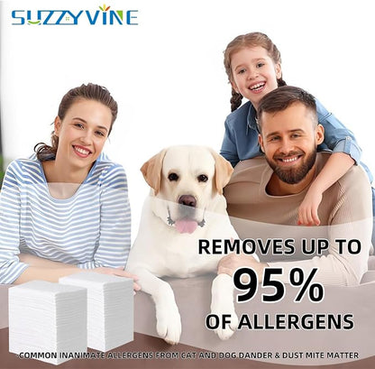 SUZZYVINE Dry Sweeping Cloths Dry Pads Refills 80 Count Dry Mop Refills - Image 8