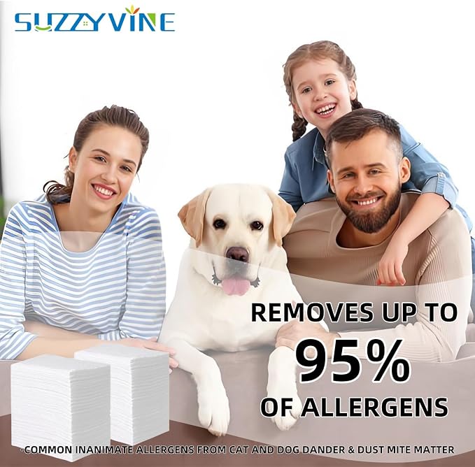 SUZZYVINE Dry Sweeping Cloths Mop Refills Disposable Floor Cleaning Wipes - Image 7