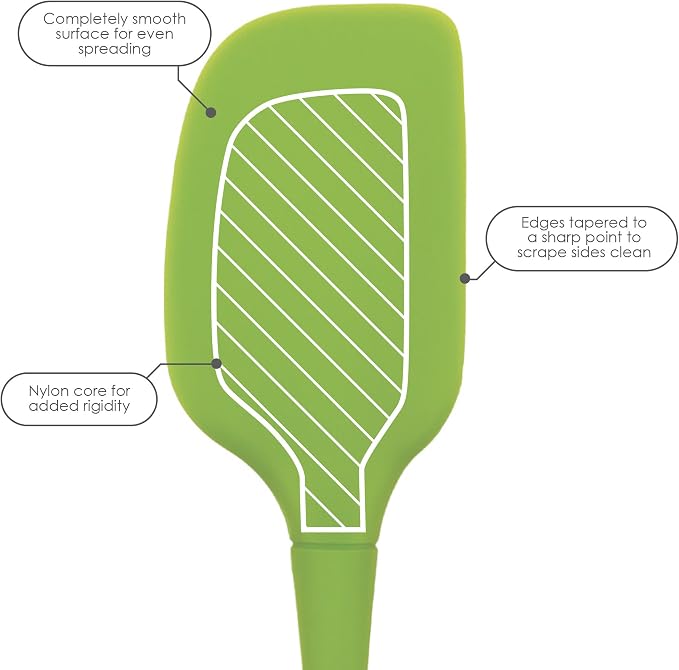 Tovolo Flex Core Silicone Spatula Spoonula Set of 2 - Image 6