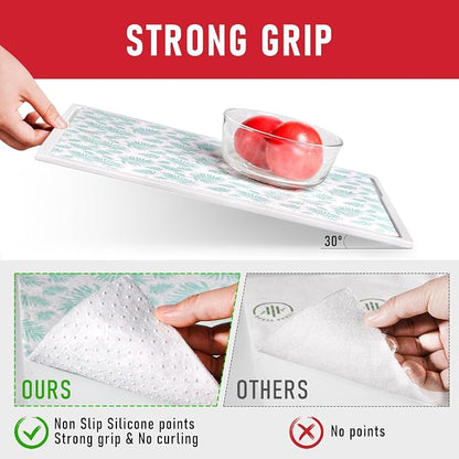 Cooyes Drawer and Shelf Liner for Kitchen Cabinets, Cloth Material, Non Slip - Image 3