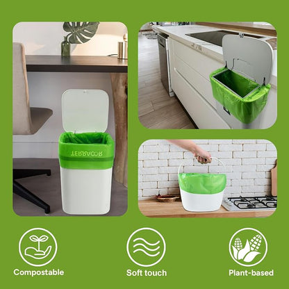3 Gallon Compostable Trash Bags, 100 Bags Compost Bags - Image 8