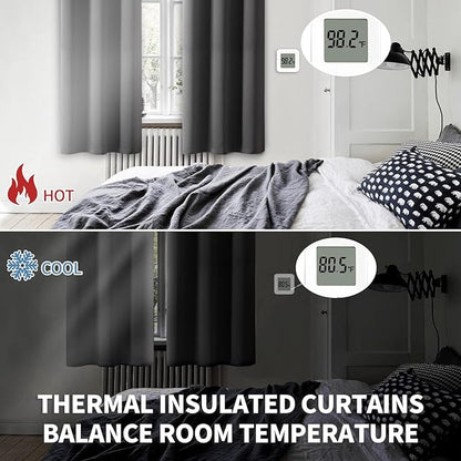 BGment Blackout Curtains for Bedroom 54 Inches Long - Image 3