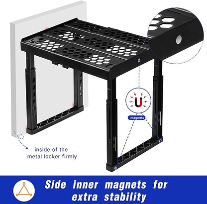 Locker Organizer Shelf， Adjustable Width and Height, Ideal Locker - Image 5